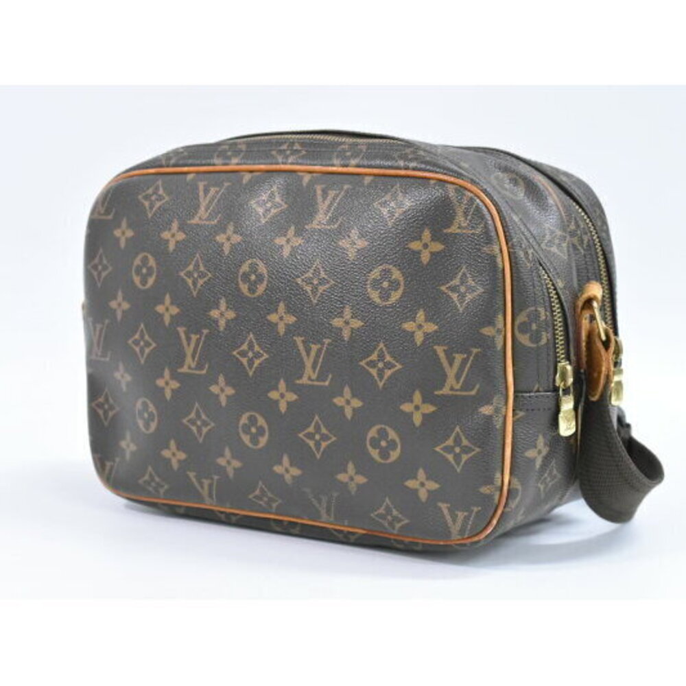 Louis Vuitton Pochette Monogram Brown Reporter Bag Shoulder